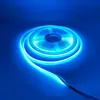 Tira de Luz Cob 24V 320D Bajo Voltaje 12V Luz de Colores Color Único Barra de 8 mm Canal de Aluminio Ktv Ambiente Tira de Luz Lineal Flexible