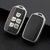 Adecuado para Funda de Llave Land Rover Discovery Shenxing Land Rover Range Rover Evoque Discovery 4 Vena de Estrella 5 Funda de Llave con Patrón de Cuero de Coche