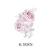 Nova rosa rosa de impressão de transferência de calor hot stamping adesivos roupas adesivos autoadesivo hot stamping logotipo lavável impressão offset hot stamping hot stamping