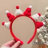 Diadema de Disfraz Navideño Súper Hada Diadema de Cuernos Navideños Tarjeta de Árbol de Navidad Linda Actividad de Tarjetas Muestra de Fotos Adorno para la Cabeza