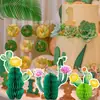 Decoración Creativa de Plantas con Forma de Bola de Panal de Cactus Nuevo Transfronteriza Temporada de Regreso a Clases Suministros para Fiestas Estilo Mexicano Venta al por Mayor