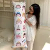 Almofada longa de veludo de leite, removível e lavável, adequada para gestantes, almofada de apoio para as pernas, almofada de conforto para dormitório, atacado e dropshipping disponíveis
