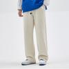 Pantalones Gruesos con Forro Polar para Hombre Invierno Marca de Moda Urbana Rectos Negros Holgados Deportivos Niños Primavera y Otoño Pantalones Casuales