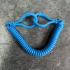 Cadena de resorte de plástico con hebilla de bombilla, cadena de resorte luminosa, venta al por mayor, fábrica de origen