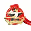 Medallas Metálicas al por Mayor de Fábrica Etiquetas Colgantes Personalizadas Evento de Baile Estudiantil Conmemorativa Pintada Etiqueta de Nombre Hueca Personalización de Medallas