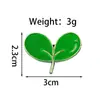 Broche Decorativo Bidimensional Série de Flores Broche Liga de Zinco Esmalte Pino Gola Bolsa Decoração de Flor Broche