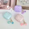 Adecuado para Estuche Protector de Auriculares Bluetooth Apple Carcasa Blanda de TPU Nuevo Patrón de Carcasa Airpods5 Cubierta Protectora Carcasa Perla