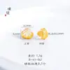 Accesorios Tradicionales Chapados en Oro para Bricolaje con Cristal Blanco Natural, Cinco Cuentas de Sutra y una Cuenta Espaciadora de Mariposa Buda