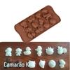 Mascote de cozimento transfronteiriço animal silicone molde pudim de bolo gesso de chocolate sabonete artesanal geléia de aromaterapia