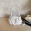 Bolsa de Mão Plissada com Bolinhas para Mulheres 2026 Nova Moda Couro Macio Bolsa Nuvem Verão Simples Bolsa de Ombro Transversal