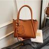 Bolso Pequeño Popular Transfronterizo para Mujer Primavera y Verano Combinable 2025 Nuevo Bolso Bandolera Casual Bolso Cubo Portátil