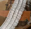 Adorno de Encaje Elástico Beige de Calidad con Pliegues y Volantes Doble Capa Accesorio Material para Ropa de Muñecas DIY