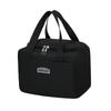 Bolsa de Picnic Pequeña Oxford Catiónica Cuadrada para Estudiantes Trabajadores, Bolsa de Hielo, Bolsa de Almuerzo Portátil, Bolsa Térmica para Llevar Comidas