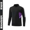 Uniformes de Entrenamiento de Fútbol de Manga Larga, Chaquetas Ligeras de Punto para Primavera y Otoño, Personalización de Ropa Deportiva para Grupos