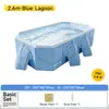 Producto Nuevo, Piscina Inflable Sin Aire, Piscina con Estructura para Exterior en Casa, Piscina Plegable para Chapotear, Piscina Infantil para Casa