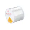 Hilo Elástico de Cristal 100m Blanco Transparente Hilo para Abalorios DIY Alta Elasticidad Hilo Elástico Resistente al Desgaste Hilo para Manualidades Cordón para Pulseras