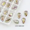 Dongzhou Cristal 8x12 Gota d'Água Pedrarias para Nail Art Super Brilhantes Coloridas Formato de Pera Corte de Alta Qualidade DIY Decorações para Unhas de Boneca