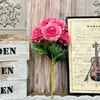 Peônias Artificiais de 7 Camadas Flores Falsas para Decoração de Corredor de Casamento, Decoração de Salão de Casamento, Flores Plásticas Artificiais Arranjo de Flores DIY