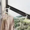 Varanda Estendal de Roupas Doméstico Moldura de Janela Janela de Canto Externa Estendal Simples Barra de Suspensão Interna Pequeno Estendal de Roupas