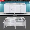 Gabinetes de acero inoxidable al por mayor para cocinas domésticas, estufas de cocina integradas, gabinetes de pared, combinaciones de gabinetes de armario simples todo en uno