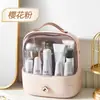 Nuevo modelo set de cajas de almacenamiento para cosméticos, organizador de escritorio a prueba de polvo para cuidado de la piel y labiales, caja de maquillaje de lujo ligero de gran capacidad