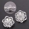 Botões Metálicos em Formato de Flor para Suéteres, Casacos, Sapatos, Chapéus, Vestidos Festivos, Botões Decorativos Costurados à Mão, Botões de Flor para DIY em Estoque