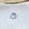Pendientes de Aleación de Titanio Astmf-136 con Forma de Disco y Piedra Ojo de Gato Fotosensible Pendientes de Titanio G23 con Piedra Ojo de Gato Joyería para Piercing