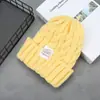 Gorro de Punto para Mujer Otoño e Invierno con Forro Polar, Versátil y Cálido, Hace que la Cara Parezca Más Pequeña, Estilo Coreano, Circunferencia de Cabeza Grande, Gorro de Hilo Trenzado Antifrío