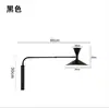 Luminária de parede Nemo italiana designer nórdico minimalista criativa sala de estar sala de jantar quarto cabeceira balancim rotativo luminária de parede