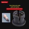 2 Pontos Cartão-Livre Garra Interna Conector Rápido Acessórios Cinza Garra Interna Tubo de PE de 6,5 MM Purificador de Água Conexão Rápida para Evitar Queda do Tubo de Água