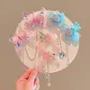 Acessórios de Cabeça Hanfu Infantil Acessórios de Cabelo Antigos Grampo de Cabelo para Streaming Meninas Super Fadas Estilo Chinês Traje Antigo Tassel Flor Grampo de Cabelo