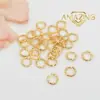 Anel Aberto Corda de Cânhamo Guirlanda Pulseira Colar Conexão Argola Fivela Torção Anel Único Argola de Pingente Joias DIY Acessórios Varejo