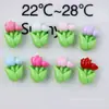 Novos mini acessórios de flor tulipa em resina cola creme DIY grampo de cabelo feito à mão acessórios de cabelo material para unhas atacado