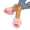 2026 Verano Nuevo Comercio Exterior Tallas Grandes Sandalias Casuales Cómodas de Mujer Moda Europea Americana Nudo de Lazo Slip-on Todas