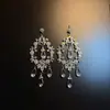 Aretes 2025 Trendy Retro Industria Pesada Estilo Étnico Aretes Versátiles para Mujeres Lujo Accesible Elegantes Largos Clips para Orejas sin Perforación para Mujeres