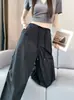 Pantalones de Trabajo Casuales Deportivos de Pierna Ancha tipo Jogger, Delgados, Estilo Americano, de Seda de Hielo de Secado Rápido, Nuevo Estilo Verano 2026 para Mujer