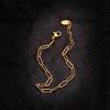 Pulsera sencilla estilo coreano directa de fábrica pulsera chapada en oro pulsera simple exquisita para niñas novias cadena desnuda simple venta al por mayor