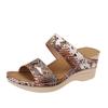 Nuevos Zapatos de Mujer de Exportación Talla Grande 2022 Sandalias Estampado de Serpiente Estampado de Leopardo Pantuflas Pantuflas de Mujer