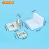 Nuevo Código de Esquina de Plástico Engrosado Conector de Ángulo Recto para Muebles Soporte de Estante Soporte de Panel de Gabinete Código Pequeño para Colgar Venta al por Mayor