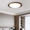 Lámpara de Techo para Dormitorio Estilo Chino Estilo Wabi-Sabi Lámpara de Techo Estilo Mid-Century Americano Color Nogal Retro Lámpara de Estudio para Sala de Té Protección Ocular