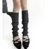 Calcetines Grises de Otoño e Invierno, Calcetines Gruesos de Canalé Cálido para Pantorrilla, Cubrepiernas Gruesos Retro Marrones, Cubrebotas en Capas para Mujer