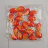 Decoración de árbol de Navidad de frutas y verduras pequeñas, accesorios, simulación de manzana, modelo de manzana roja, plátano falso, naranja, limón