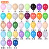 Cañón de globos de 10 pulgadas mate transfronterizo 2.2g engrosado de colores decoración puesto festivo diseño de escena de cumpleaños