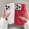 Funda de piel sintética para Apple 16, Love iPhone 15, Promax, Car Line 14, marco de hardware, funda de piel 13