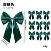 Decoraciones Navideñas Transfronterizas 20cm/10pcs Lazos Navideños DIY Hogar Boda Adornos para Árbol de Navidad