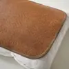 Almohada de Rodajas de Bambú Carbonizado de Verano para Adultos Rattan Seda de Hielo Funda de Almohada Estudiante Esterilla Fresca Chal para Almohada Individual Suave Sin Rebabas Rodajas de Almohada