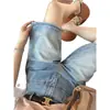 ¡Efecto que cubre toda la cadera!~ Elegantes Shorts de Mezclilla 100% Algodón para Mujer, Nuevo Modelo Verano 2026, Pantalones Delgados Versátiles y Adelgazantes