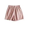 Shorts Largos de Cor Sólida Lavados com Areia Simples Artístico Confortável Versátil para Caminhar Casual Fresco Shorts de Cinco Pontos para Mulheres Verão