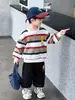 Conjunto de Moletom Infantil 2357, Estilo Primavera/Outono, Nova Coleção 2026, Roupas de Bebê da Moda, Blusa Infantil, Conjunto de Duas Peças para Meninos