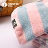 Toalla absorbente fuerte, suave, cuadrada, pequeña, de rayas rectas, personalizable, de venta directa de fábrica, de una generación de moda.